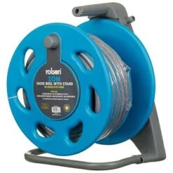 B&M Rolson Hose Reel With Stand 20m 10 B&M Rolson Hose Reel With Stand 20m -Garden Series Store 234003 rolson 20m hose stand set with 6 function spray gun set blue 4