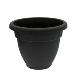 B&M Bell Pot Black Planter 35cm