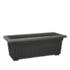 B&M Black XL Trough Planter 70cm