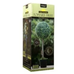 Solar Powered Topiary Tree - White LED 70cm -Garden Series Store 286968 70cm solar topiary ball string lights1