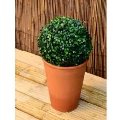 Solar Powered Topiary Ball - White LED 28cm 5 Solar Powered Topiary Ball - White LED 28cm -Garden Series Store 3069331 hanging topiary night edit1