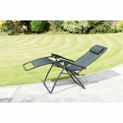 Vancouver Zero Gravity Relaxers - Black 2pk -Garden Series Store 331324 2 zero gravity relaxers black 3