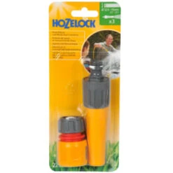 B&M Hozelock Quick Connect Nose Nozzle & Hose Connector 2pk