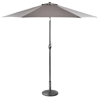 Crank Handle Parasol 2.7m - Grey 1 Crank Handle Parasol 2.7m - Grey