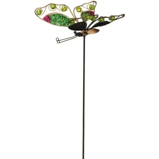 B&M Glitter Stake - Green Butterfly 1 B&M Glitter Stake - Green Butterfly
