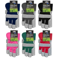 Rolson Heavy Duty Suede Gardening Gloves - Large - Navy -Garden Series Store 353850 rolson heavy duty suede glove mains