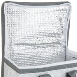 B&M Foldable Lunch Bag - Geo -Garden Series Store 360021 foldable lunch bag geo 3