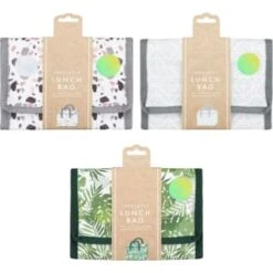 B&M Foldable Lunch Bag - Geo -Garden Series Store 360021 foldable lunch bag group 2
