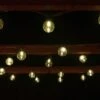 Solar Powered Bulb String Lights 50pk - Warm White