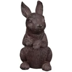 B&M Garden Rabbit Ornaments 2pk - Cast Iron Effect 6 B&M Garden Rabbit Ornaments 2pk - Cast Iron Effect -Garden Series Store 366608 2pk rabbit garden ornaments iron effect 2