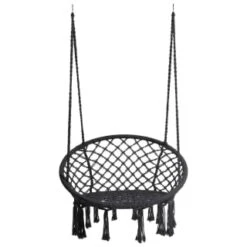 B&M Vancouver Hanging Chair - Black 5 B&M Vancouver Hanging Chair - Black -Garden Series Store 366698 vancouver black hanging chair 31