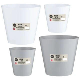 Indoor Planter 21cm - Grey 3 Indoor Planter 21cm - Grey - Image 3