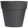 B&M Soho Pot Planter - Charcoal 28cm
