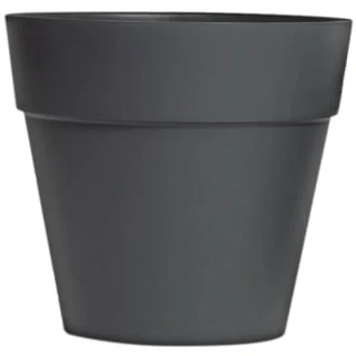 B&M Soho Pot Planter - Charcoal 28cm 1 B&M Soho Pot Planter - Charcoal 28cm