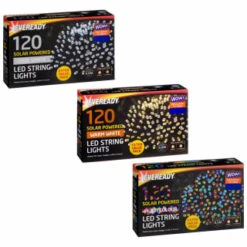 Eveready Solar Powered LED String Lights 120pk - Multicolour 5 Eveready Solar Powered LED String Lights 120pk - Multicolour -Garden Series Store 379216 379217 379218 120pk eveready led string lights main 2