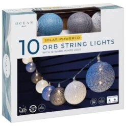 B&M 10 Orb Solar String Lights 5 B&M 10 Orb Solar String Lights -Garden Series Store 379255 10 orb solar string lights 3 1
