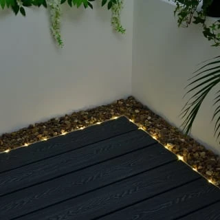Solar Powered 10m Micro LED Rope Light - Warm White 4 Solar Powered 10m Micro LED Rope Light - Warm White - Image 4
