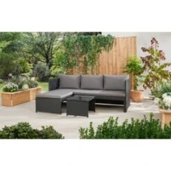 Bali Reversible Rattan Effect Corner Sofa Set -Garden Series Store 379297 379461 bali reversible rattan corner set