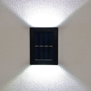 Solar Powered Up/Down Wall Light - White LED 4pk 4 Solar Powered Up/Down Wall Light - White LED 4pk - Image 4