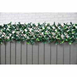 B&M Expanding Artificial Laurel Leaf Trellis 180 X 30cm -Garden Series Store 379971 expanding laurel leaf trellis 180x30cm 2