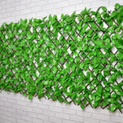 Bloom Solar Powered Expanding Artificial Leaf Trellis 200 X 100cm -Garden Series Store 379978 expanding leafy trellis 100 leds 2x1m