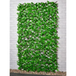 Bloom Solar Powered Expanding Artificial Leaf Trellis 200 X 100cm -Garden Series Store 379978 expanding leafy trellis 100 leds 2x1m 3