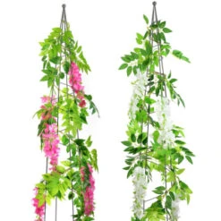 B&M Artificial Wisteria Garland 180cm - Pink 10 B&M Artificial Wisteria Garland 180cm - Pink -Garden Series Store 379981 180cm artificial wisteria garland main