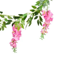 B&M Artificial Wisteria Garland 180cm - Pink 8 B&M Artificial Wisteria Garland 180cm - Pink -Garden Series Store 379981 wisteria garland 180cm pink 2