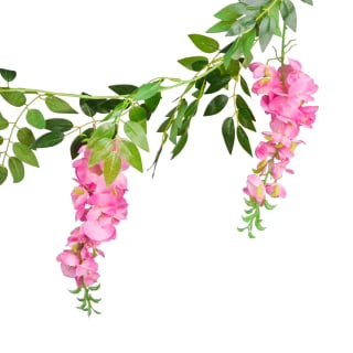 B&M Artificial Wisteria Garland 180cm - Pink 3 B&M Artificial Wisteria Garland 180cm - Pink - Image 3