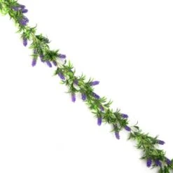 B&M Artificial Lavender Garland 180cm 6 B&M Artificial Lavender Garland 180cm -Garden Series Store 379985 180cm artificial lavender garland