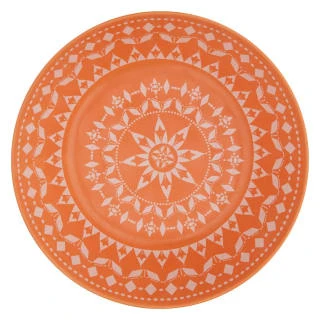 B&M Bloom Print Picnic Bowl - Pink 2 B&M Bloom Print Picnic Bowl - Pink - Image 2