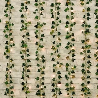 Solar Powered Artificial Ivy Leaf Curtain 180 X 180cm 3 Solar Powered Artificial Ivy Leaf Curtain 180 X 180cm - Image 3