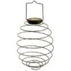 B&M Solar Powered Spiral Lantern - Black