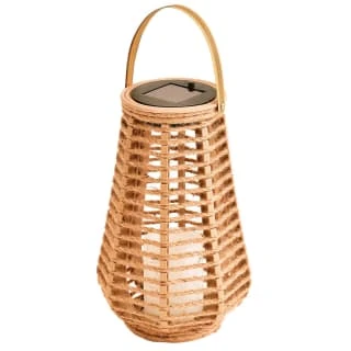 Small Solar Powered Natural Lantern 1 Small Solar Powered Natural Lantern