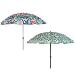 B&M Superbloom Sun Printed Parasol 1.8m - Leaf 5 B&M Superbloom Sun Printed Parasol 1.8m - Leaf -Garden Series Store 393761 superbloom sun 1 8m printed parsasol group