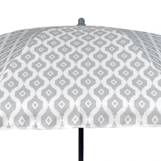 B&M Ocean Air Printed Parasol 1.8m - Geo 2 B&M Ocean Air Printed Parasol 1.8m - Geo - Image 2