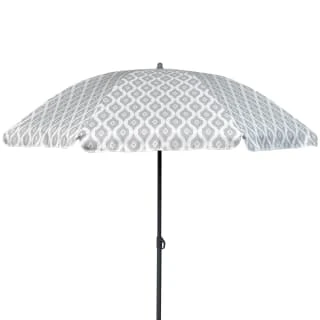B&M Ocean Air Printed Parasol 1.8m - Geo 1 B&M Ocean Air Printed Parasol 1.8m - Geo