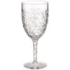B&M Crackle Wine Glass