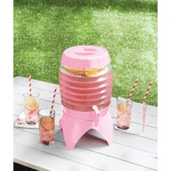 B&M Collapsible Drinks Dispenser 5.4L - Pink 7 B&M Collapsible Drinks Dispenser 5.4L - Pink -Garden Series Store 394280 colaspable drink dispenser pink 3