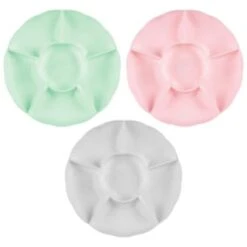 B&M Chip & Dip Bowl - Green 5 B&M Chip & Dip Bowl - Green -Garden Series Store 394341 chip and dip bowls group