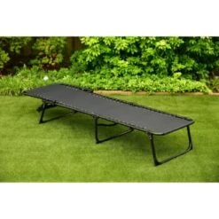 Vancouver Premium 3 Position Folding Relaxer Bed - Black 8 Vancouver Premium 3 Position Folding Relaxer Bed - Black -Garden Series Store 395731 vancouver premium 3 position folding relaxer bed 4